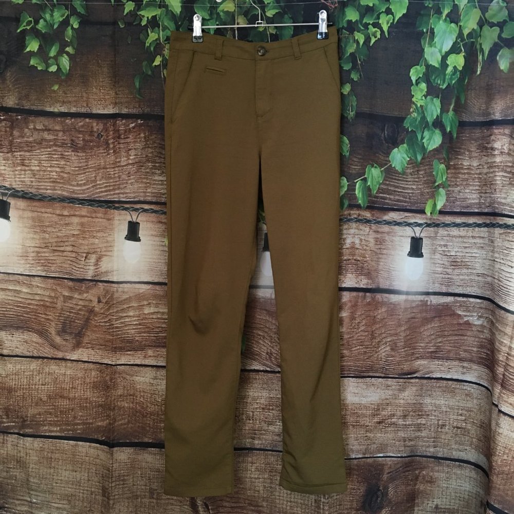 🖼High Waisted Green Pants F21 - Picture 5 of 6